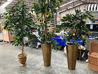 Kunstbomen in pot (3x) - afbeelding 1 van  13