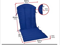 Kunste meubelkussens (marineblauw) - afbeelding 2 van  4