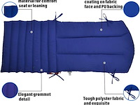 Kunste meubelkussens (marineblauw) - afbeelding 3 van  3