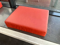 Kunstlederen zitkussens (6x) - afbeelding 1 van  3