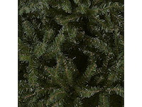 Kunstmatige kerstboom, 180 cm, pvc-naalden, houten standaard, opbergtas, natuurlijke groene spar - afbeelding 5 van  5