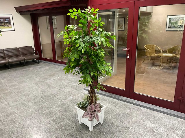 Kunstplant met pot - afbeelding 1 van  1