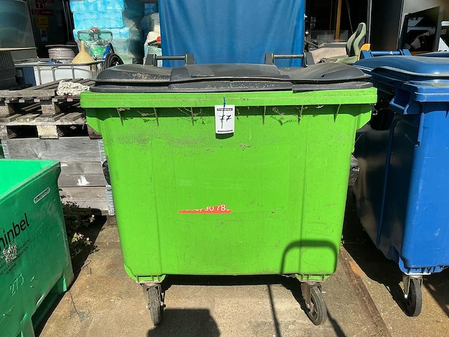 Kunststof afval rolcontainer - afbeelding 1 van  2