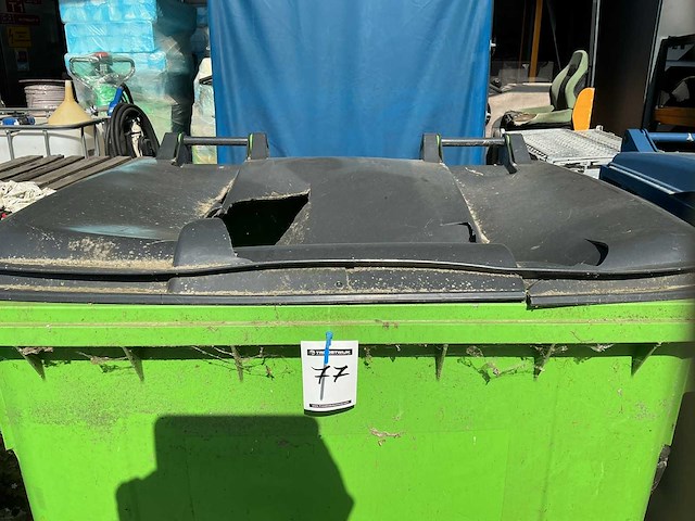 Kunststof afval rolcontainer - afbeelding 2 van  2