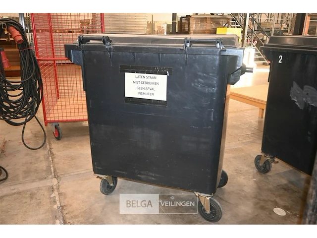 Kunststof afvalcontainer - afbeelding 1 van  6