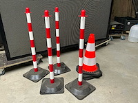 Kunststof afzetpaal (4x) - afbeelding 1 van  4