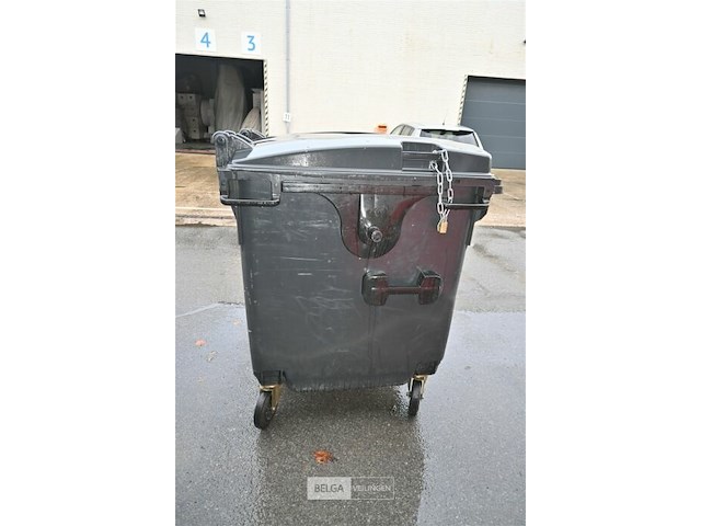 Kunststof container op wielen - afbeelding 3 van  5