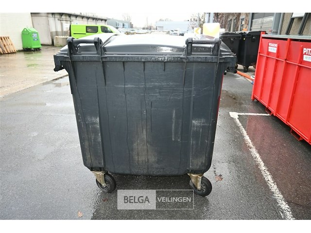 Kunststof container op wielen - afbeelding 4 van  5