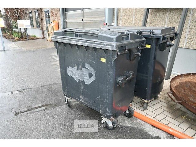 Kunststof container op wielen - afbeelding 1 van  5
