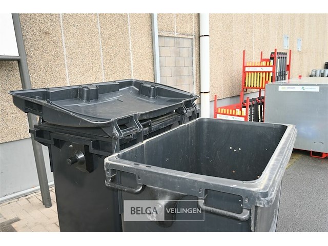Kunststof container op wielen - afbeelding 4 van  5