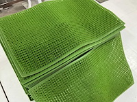 Kunststof deurmat groen 58 x 38,5 cm (35x) - afbeelding 3 van  3
