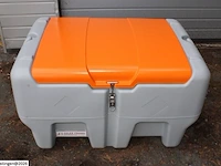 Kunststof dieseltank 440l. met 12v mazoutpomp - afbeelding 2 van  5