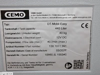 Kunststof dieseltank 440l. met 12v mazoutpomp - afbeelding 4 van  5