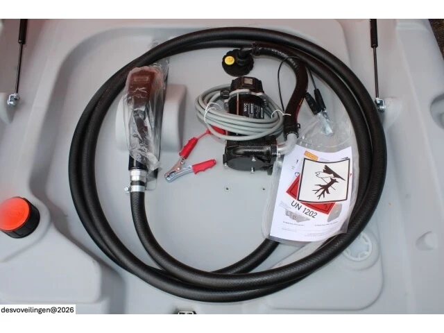 Kunststof dieseltank 440l. met 12v mazoutpomp - afbeelding 5 van  5