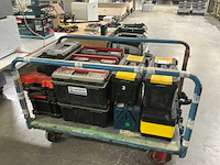 Kunststof gereedschapskoffer (10x) - afbeelding 3 van  3