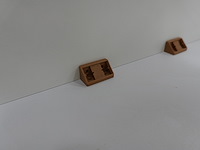 Kunststof hoekverbinders 43x22mm, 49 dozen - afbeelding 3 van  5