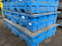 Kunststof opvangbak met metalen looprooster - afbeelding 5 van  7