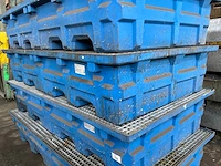 Kunststof opvangbak met metalen looprooster - afbeelding 5 van  7