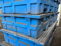 Kunststof opvangbak met metalen looprooster - afbeelding 6 van  7