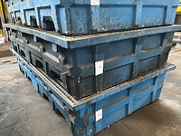 Kunststof opvangbak met metalen looprooster - afbeelding 3 van  4