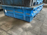 Kunststof opvangbak met metalen looprooster - afbeelding 4 van  7