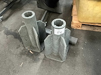 Kunststof paalvoet (2x)