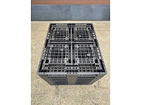 Kunststof pallet 1000x1200x120mm - open dek (10x) - afbeelding 1 van  1