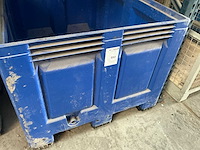Kunststof palletbox (2x) - afbeelding 2 van  5