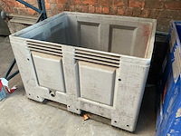Kunststof palletbox (2x) - afbeelding 4 van  5