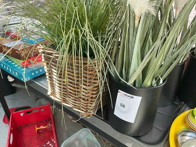 Kunststof planten (4x) - afbeelding 2 van  3