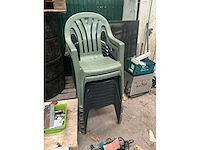 Kunststof terrasstoel (10x) - afbeelding 1 van  3