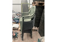 Kunststof terrasstoel (10x) - afbeelding 2 van  3