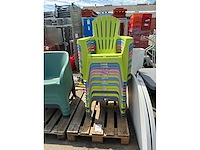Kunststof tuinstoelen (15x) - afbeelding 2 van  3