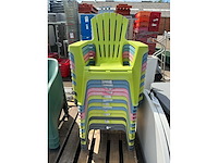 Kunststof tuinstoelen (15x) - afbeelding 3 van  3