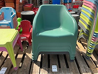Kunststof tuinstoelen (4x) - afbeelding 1 van  3
