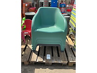 Kunststof tuinstoelen (4x) - afbeelding 2 van  3