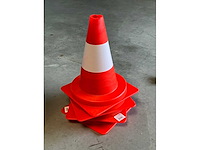 Kunststof verkeerskegel (4x) - afbeelding 1 van  1