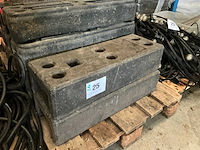 Kunststof voeten voor bouwhekken (ca. 21x) - afbeelding 2 van  4