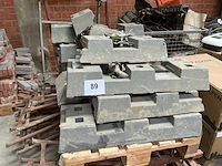 Kunststoffen bouwhekvoet (11x) + steunen (7x) - afbeelding 2 van  8