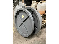 Kunststoffen deksels/afsluiters kessel (2x) - afbeelding 3 van  6