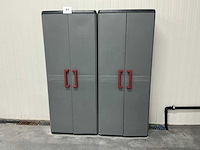 Kunststoffen opbergkast (2x) - afbeelding 2 van  4