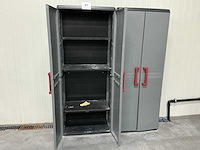 Kunststoffen opbergkast (2x) - afbeelding 4 van  4