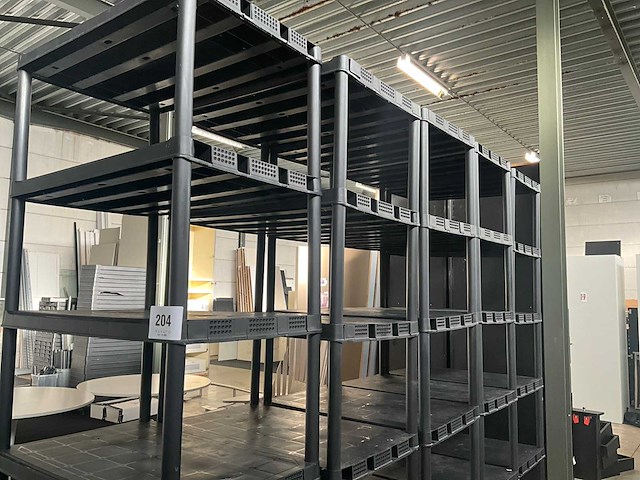 Kunststoffen opbergrekken (9x) - afbeelding 4 van  11