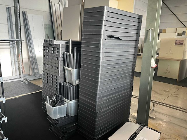 Kunststoffen opbergrekken (9x) - afbeelding 7 van  11