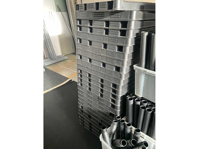 Kunststoffen opbergrekken (9x) - afbeelding 9 van  11