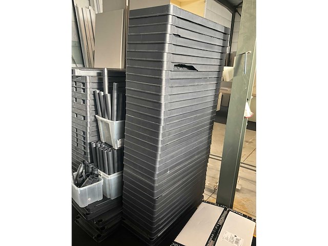 Kunststoffen opbergrekken (9x) - afbeelding 10 van  11