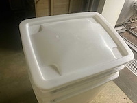 Kunststoffen opslagbakken (4x) - afbeelding 6 van  9