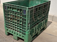 Kunststoffen plooibox groen 1200x800x950mm - afbeelding 2 van  7