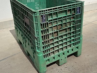 Kunststoffen plooibox groen 1200x800x950mm - afbeelding 3 van  7