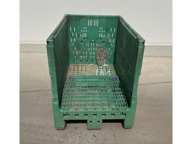 Kunststoffen plooibox groen 1200x800x950mm - afbeelding 7 van  7